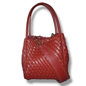 NWOT Anthropologie The Hollace Woven Mini Tote